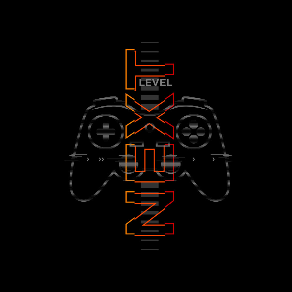 level-t-shirt-apparel-trendy-design-with-its-game-time